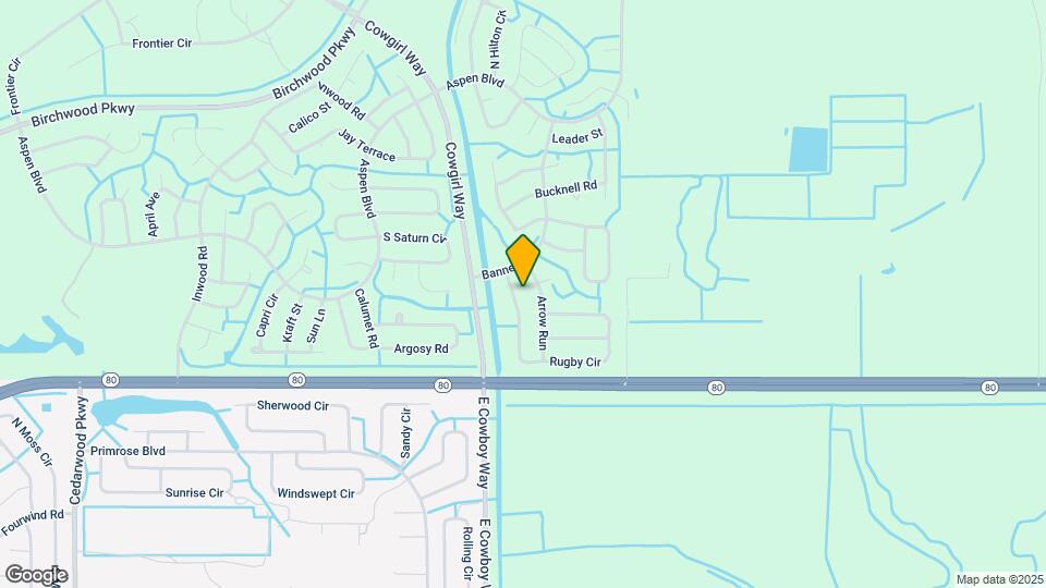 1067 Rugby Cir Map and Location Details