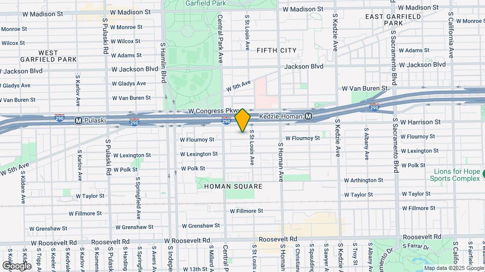 3518 W Flournoy St, Unit 1 Map and Location Details