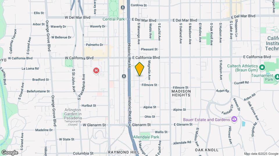 730 S Marengo Ave Map and Location Details