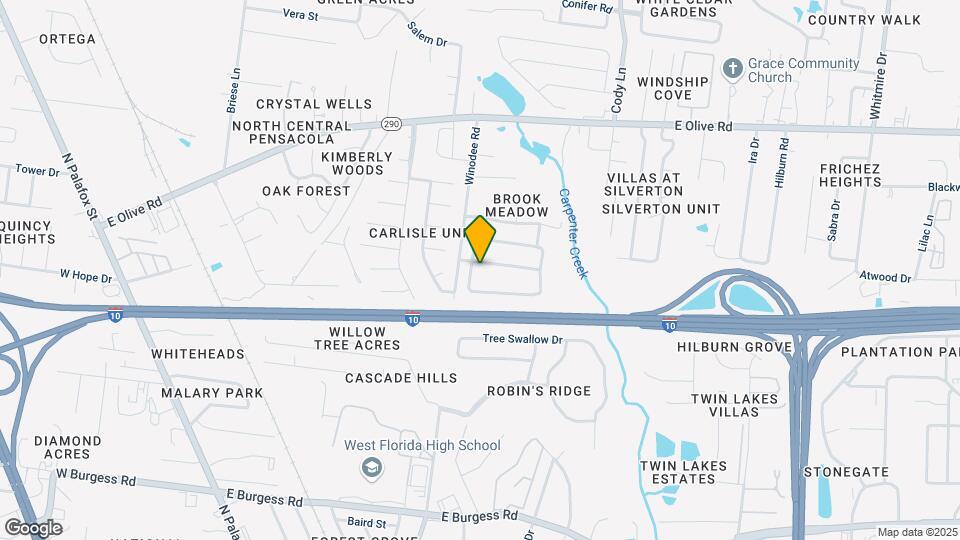 711 Forgotten Creek Ln Map and Location Details