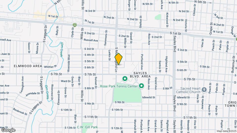 541 S Mockingbird Ln Map and Location Details
