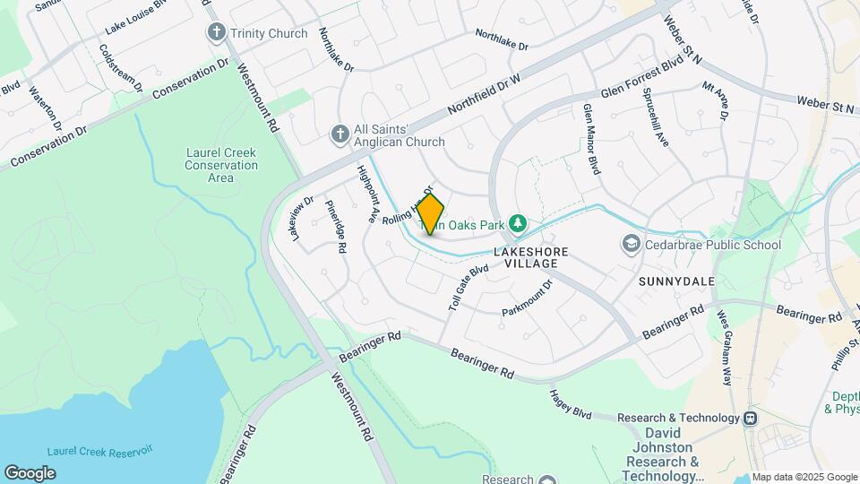 551 Fallingbrook Dr Map and Location Details