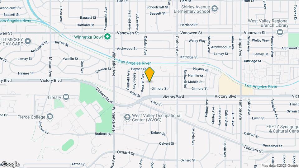 6443 Oakdale Ave Map and Location Details