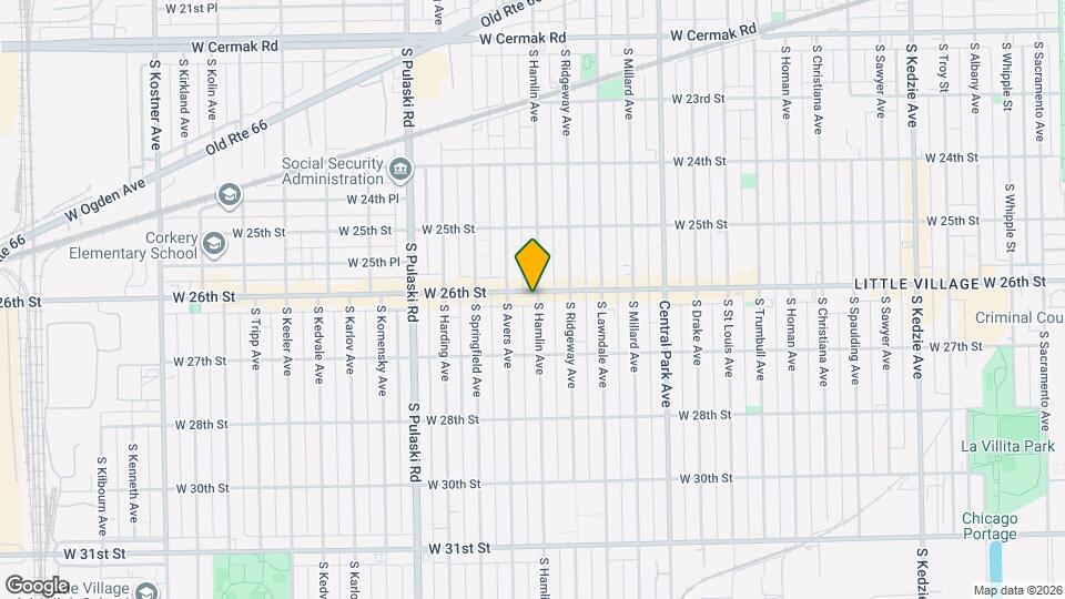 3801 W 26th St Map and Location Details