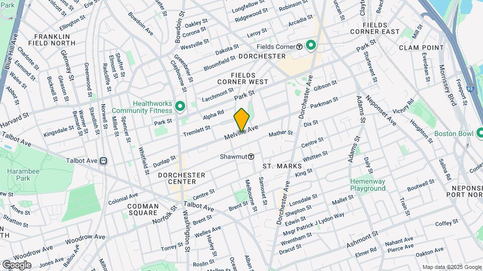 41 Melville Ave, Unit Basement Map and Location Details