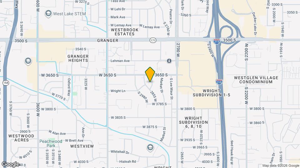 3694 S Bishop St Map and Location Details