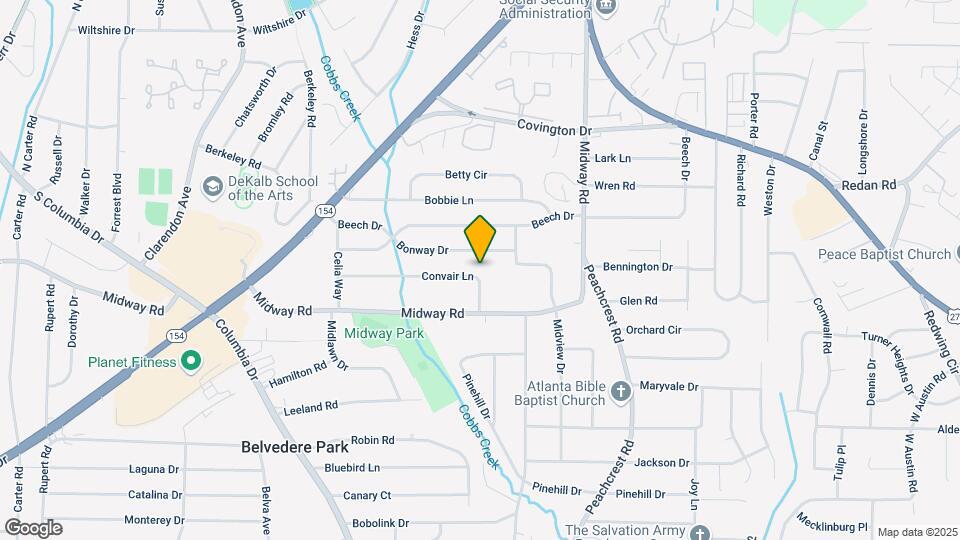 3268 Convair Ln Map and Location Details