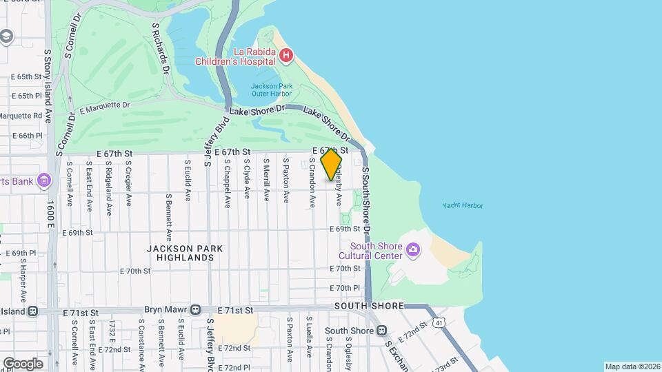 2336 E 68th St Map and Location Details