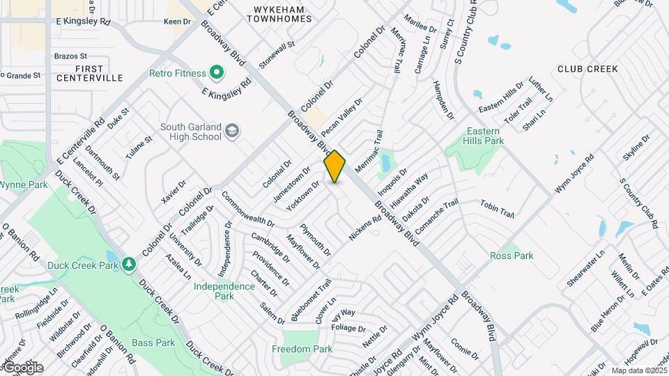 3630 Williamsburg Dr Map and Location Details