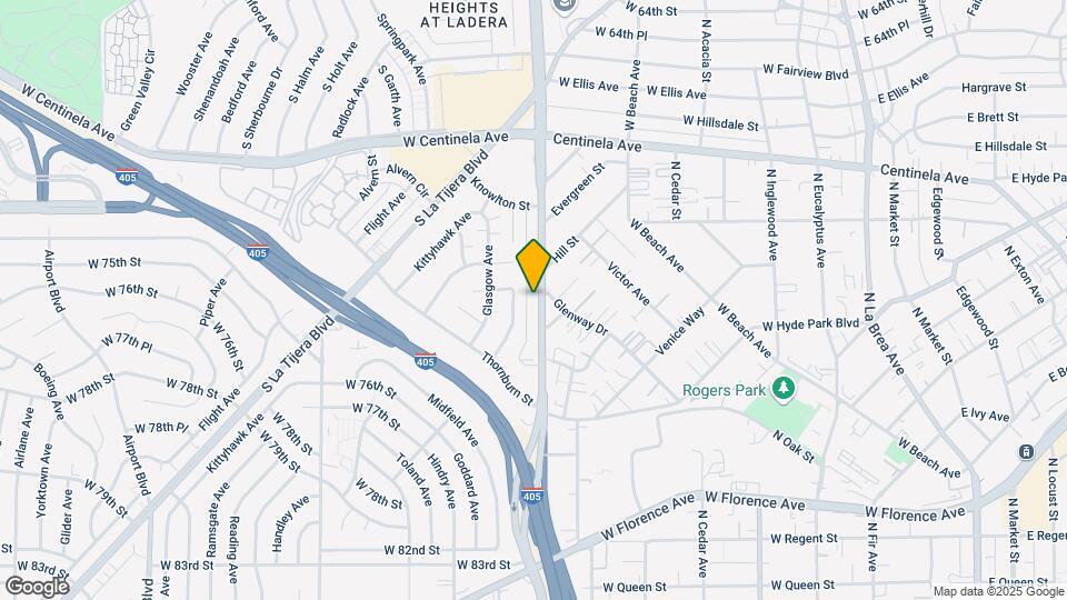 7113 S La Cienega Blvd Map and Location Details