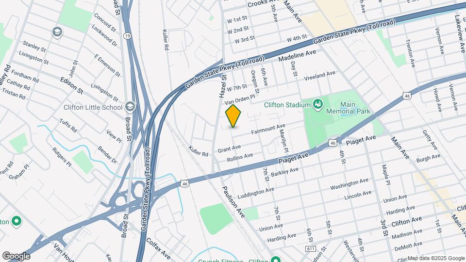 72 Martha Ave Map and Location Details