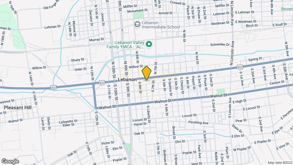 740 Cumberland St Map and Location Details