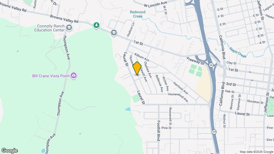 205 Homewood Ave Map and Location Details