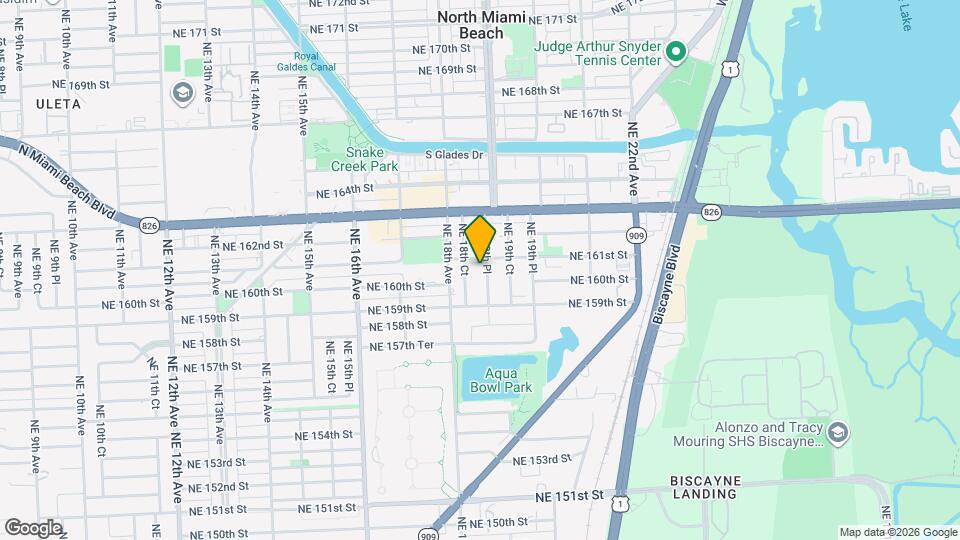 16040 NE 18th Pl, Unit B2 Map and Location Details