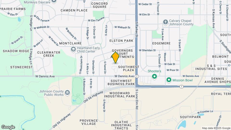 912 S Edgebrook Ln Map and Location Details