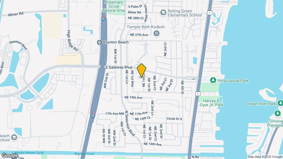 2161 NE 1st Ct Map and Location Details