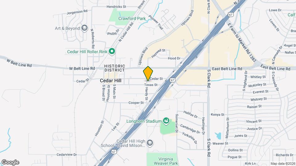 233 Texas St Map and Location Details