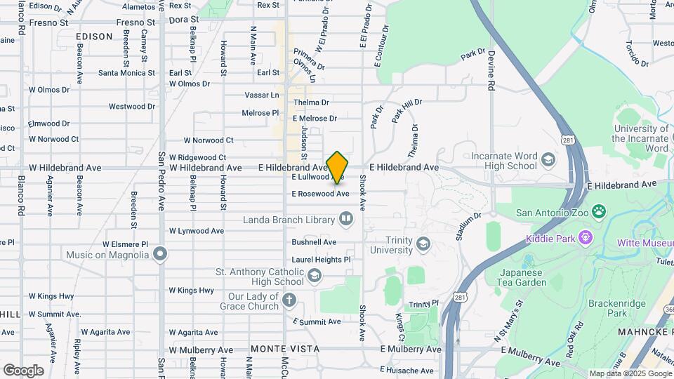 301 E Rosewood Ave Map and Location Details