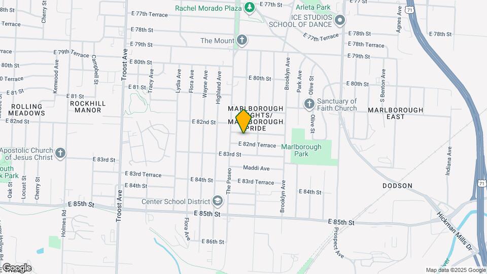 1817 E 82nd St Map and Location Details