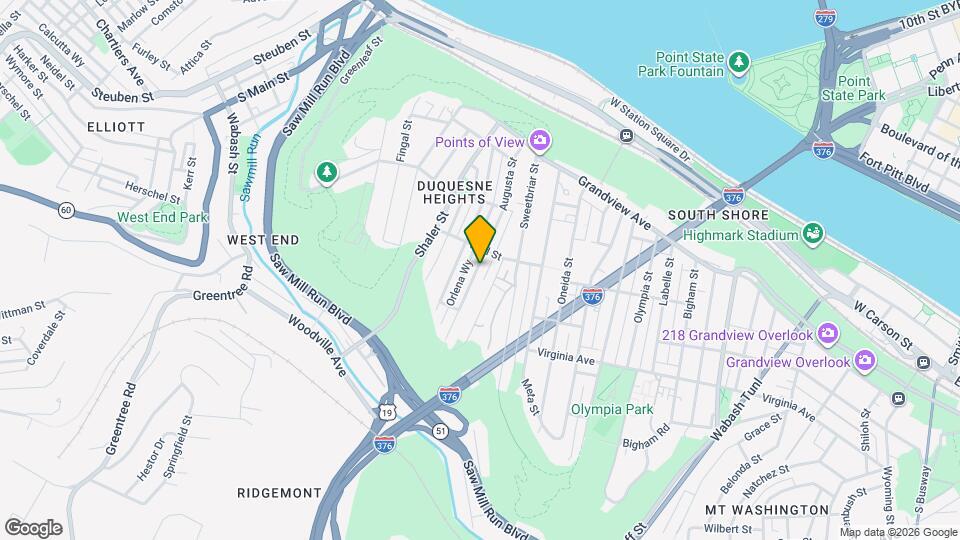 421 Augusta St Map and Location Details