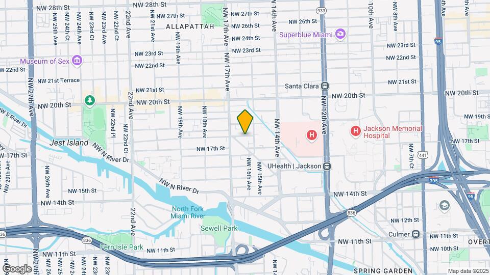 1610 NW 18th St, Unit A60 Map and Location Details