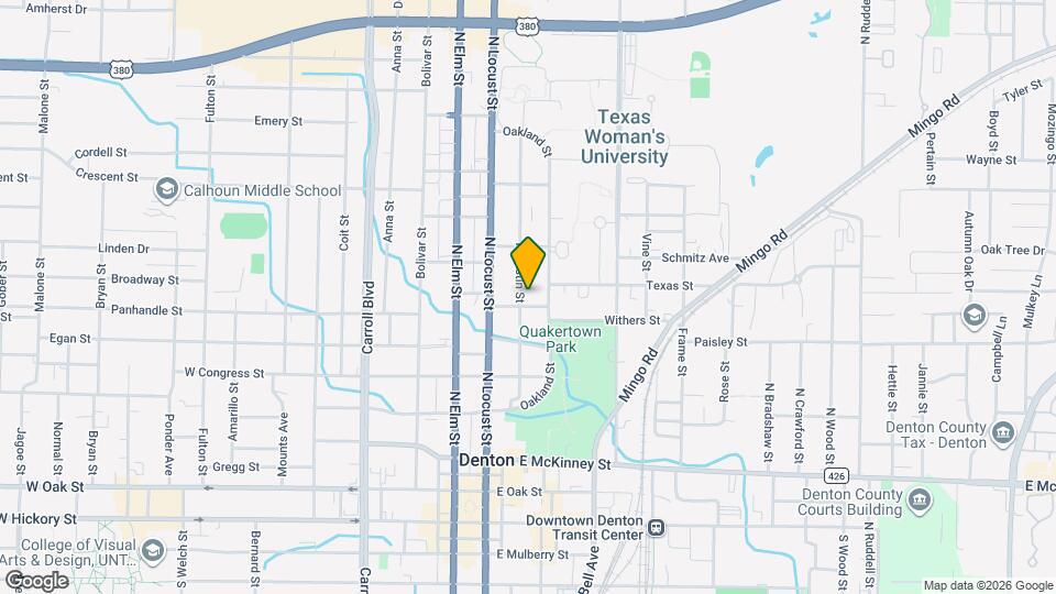 900 N Austin St Map and Location Details