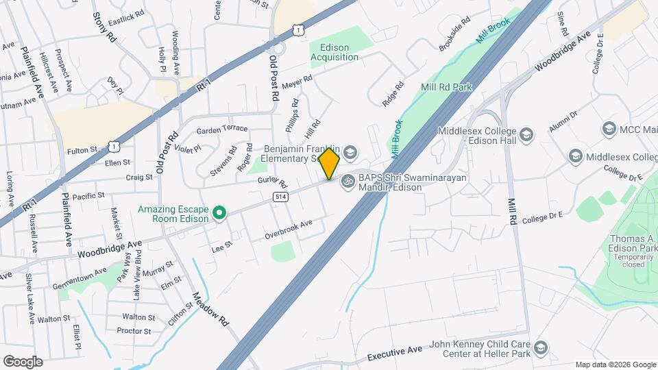 2460 Woodbridge Ave Map and Location Details