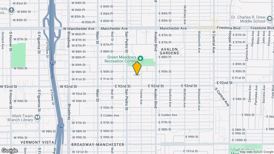 341 E 91st St Map and Location Details