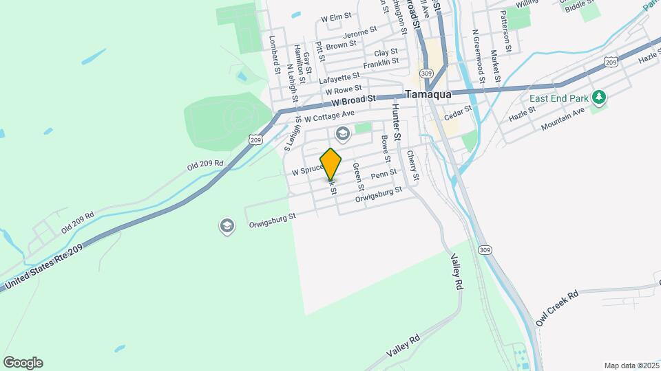 301 Penn St Map and Location Details