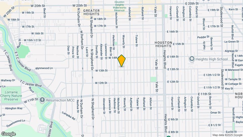715 W 13th St Map and Location Details
