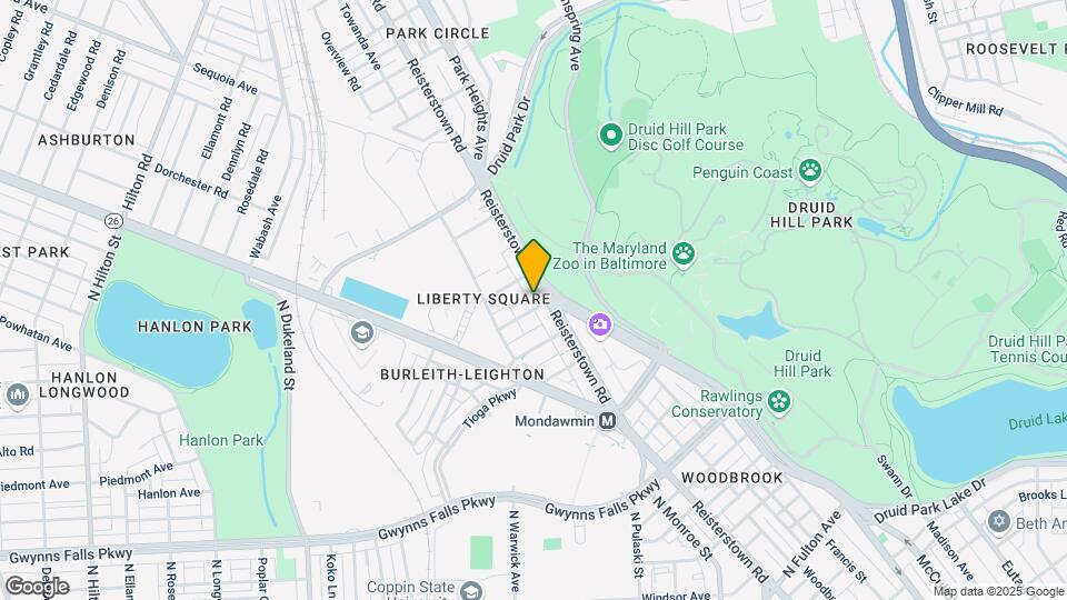 3000 Reisterstown Rd Map and Location Details