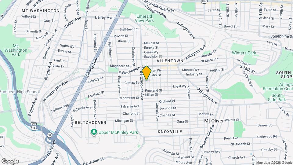 613 Climax St Map and Location Details