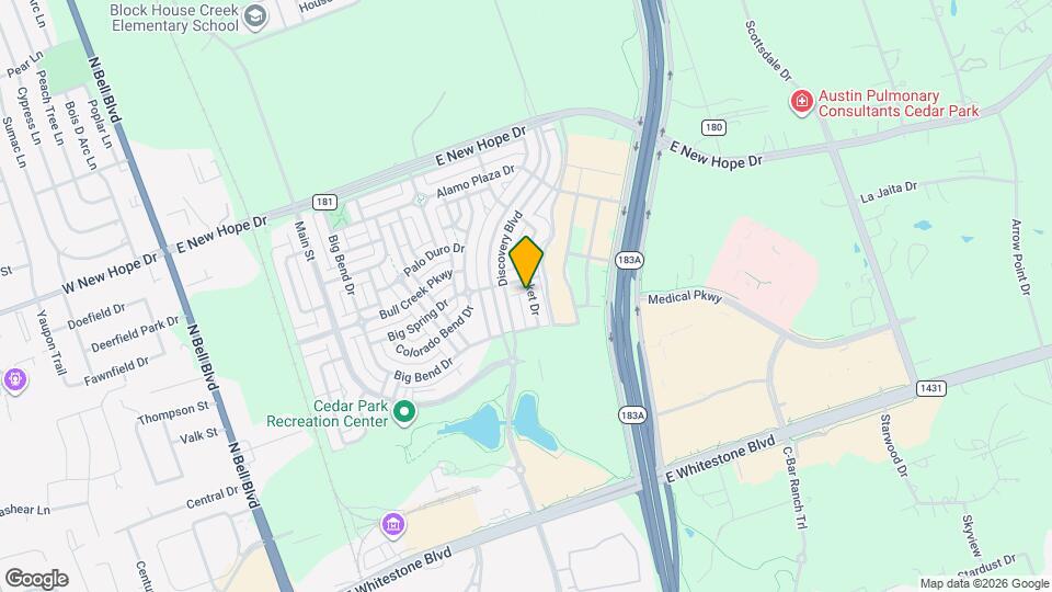 1517 Big Thicket Dr Map and Location Details