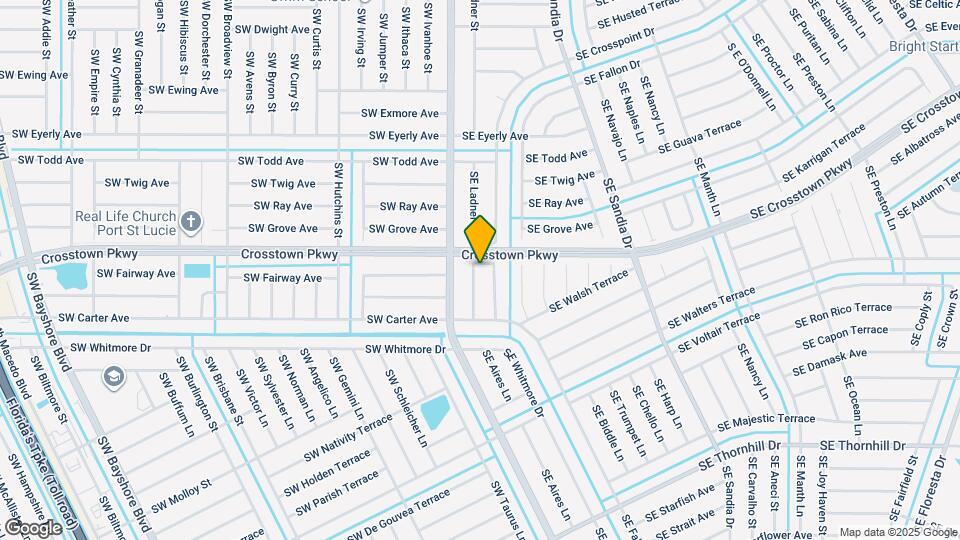 1521 SE Ladner St Map and Location Details