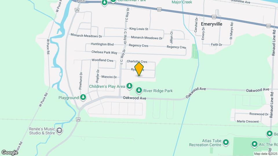 1099 Vincent Cres Map and Location Details