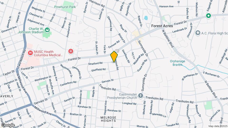 2914-2916 Stratford Rd Map and Location Details