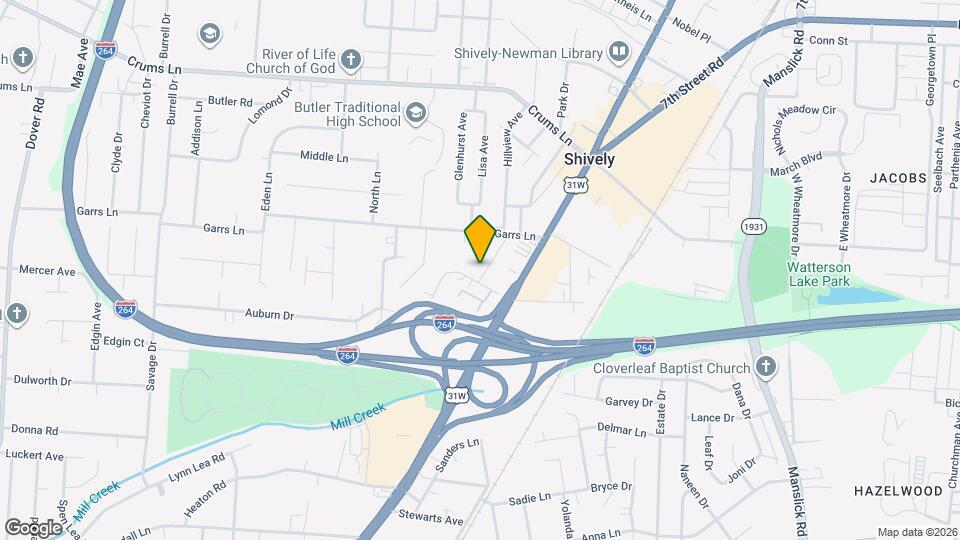 1901 Neville Dr, Unit 2 Map and Location Details