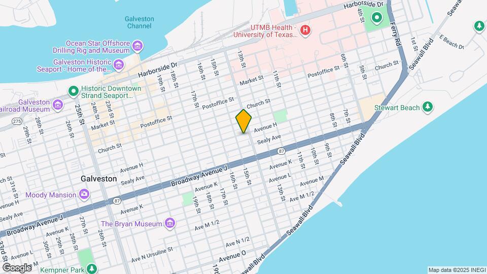 1415 Avenue H Map and Location Details