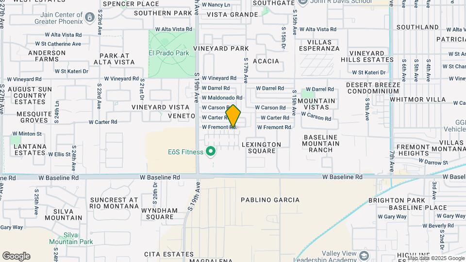 1732 W Minton St Map and Location Details