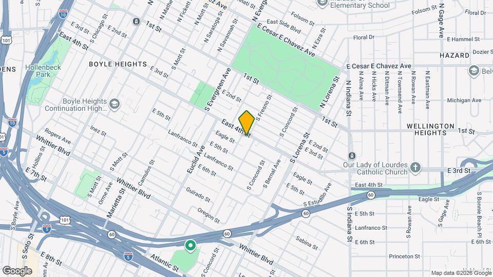 3110 E 4th St Mapa y Detalles de la Ubicación