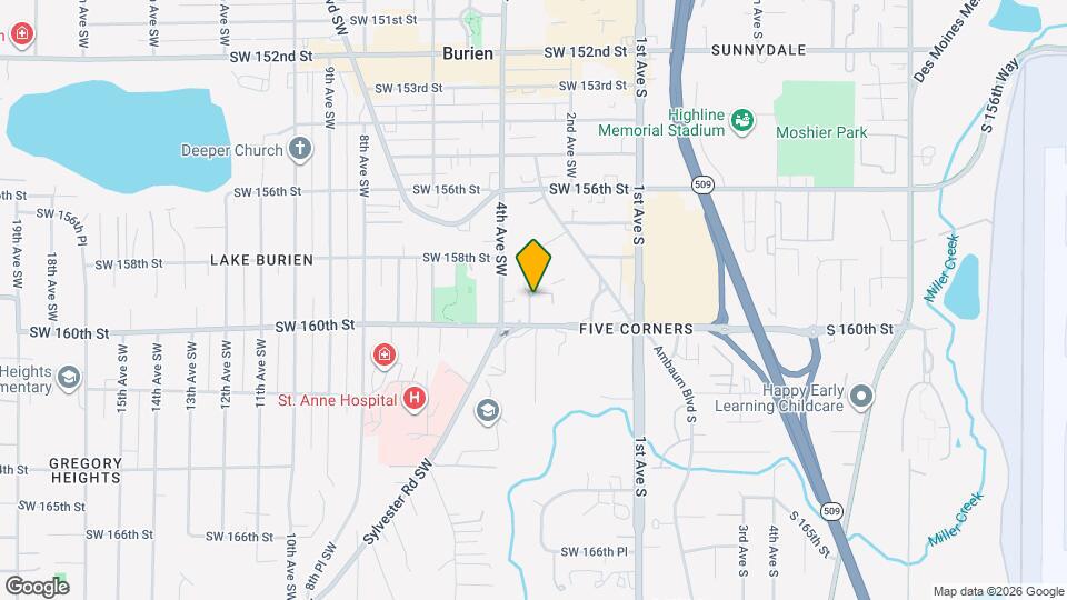 15922 3rd Pl SW Map and Location Details