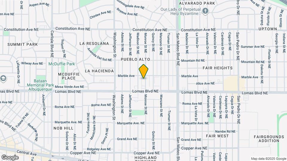 633 Monroe St NE Map and Location Details