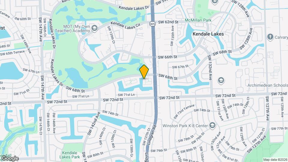 13772 Kendale Lakes Dr Map and Location Details