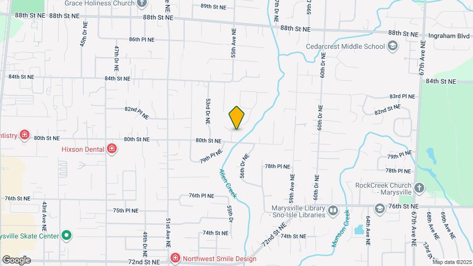 8021 55th Ave NE Map and Location Details