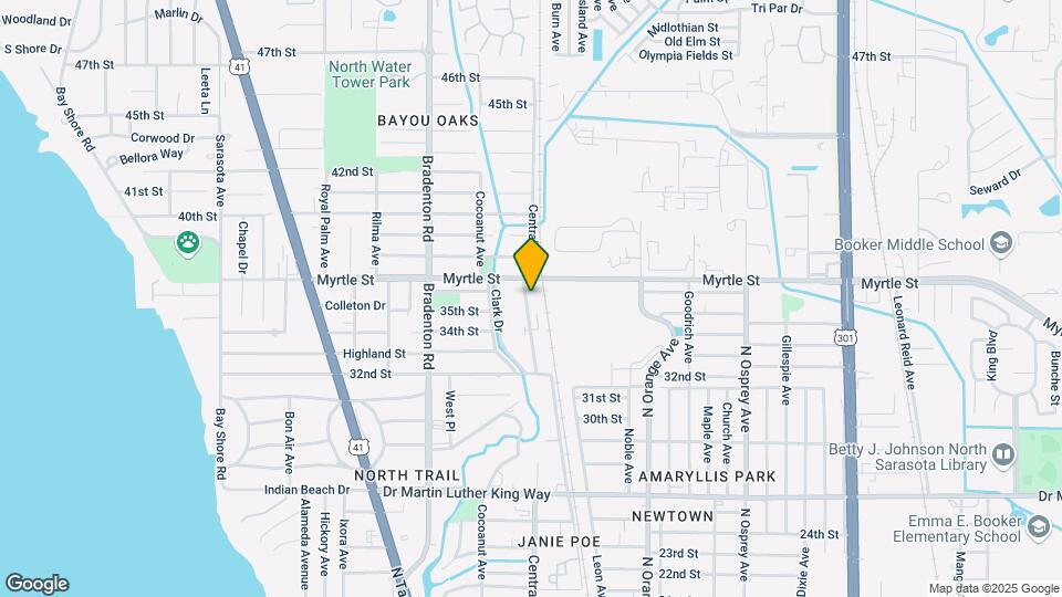 3560 Central Ave Map and Location Details