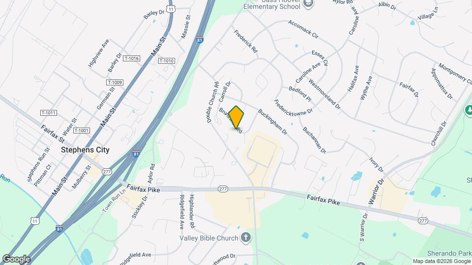 203 Brunswick Rd Map and Location Details