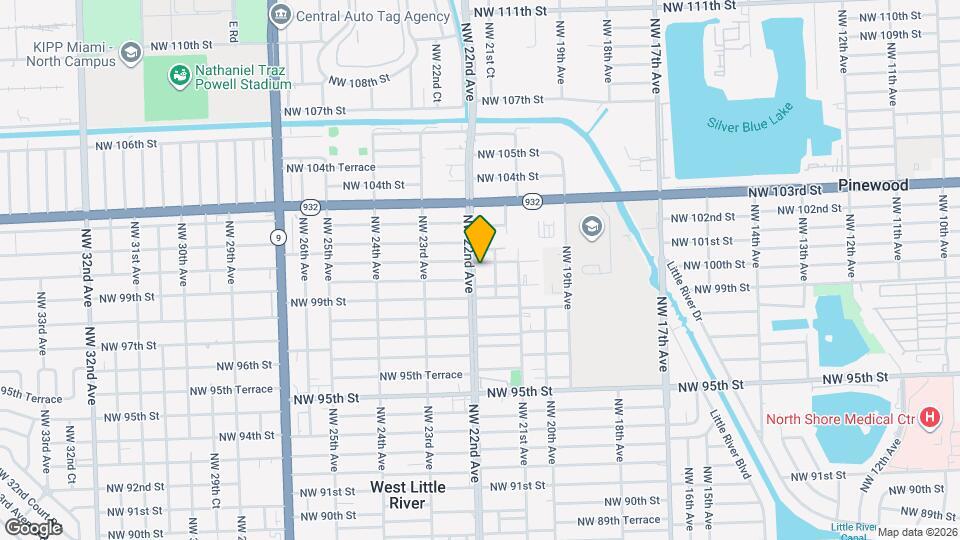 9947 NW 22nd Ave Mapa y Detalles de la Ubicación