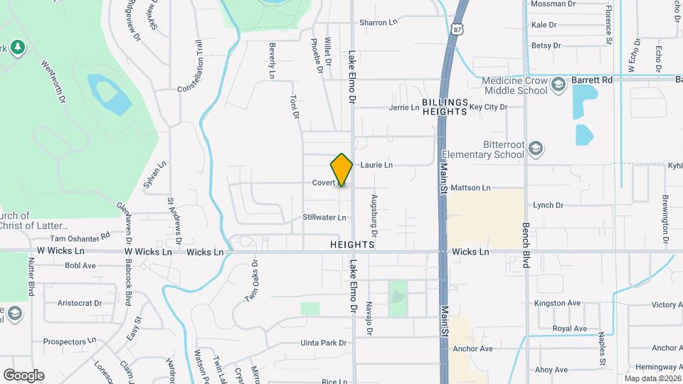 1734 Lake Elmo Dr Mapa y Detalles de la Ubicación