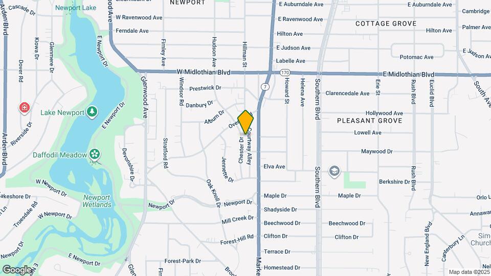 4235 Chester Dr, Unit 1 Map and Location Details