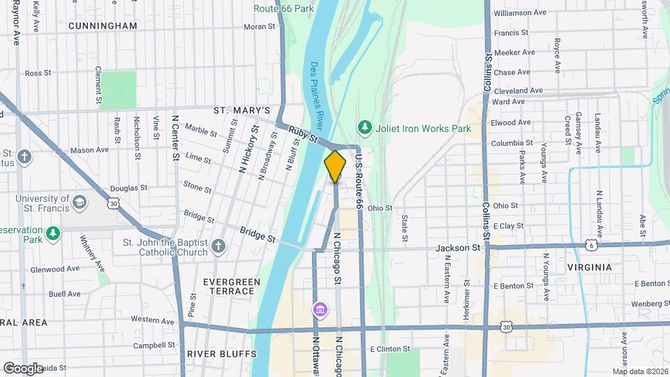 527 N Chicago St Map and Location Details